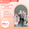 bó hoa tuylip thỏ bunny