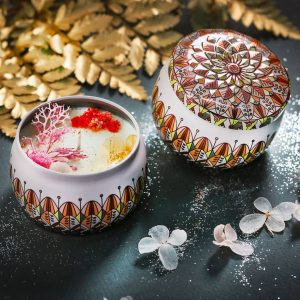 nến thơm hoa khô